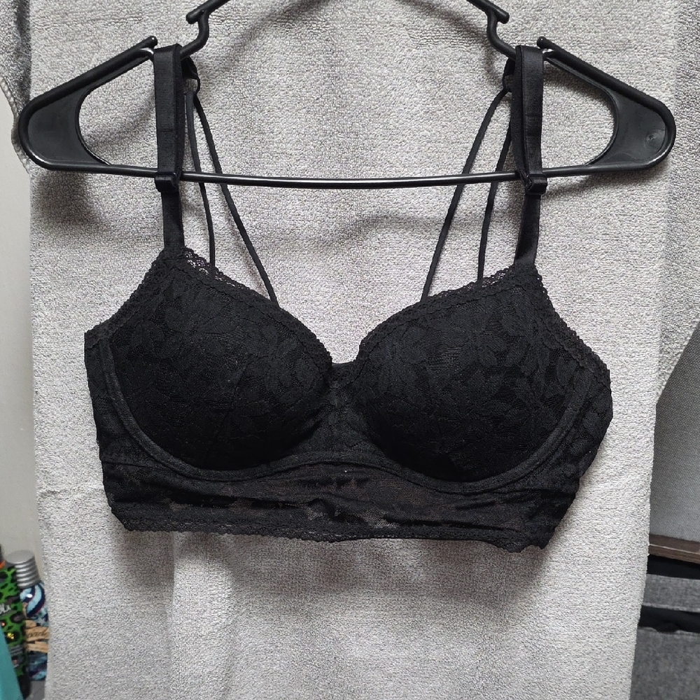 PINK Victoria's Secret Elegant Black Bra